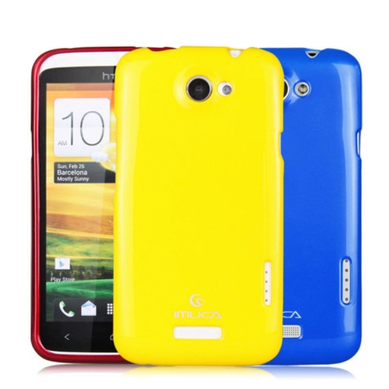 TPU чохол для HTC One X iMuca Cool Color (+плівка і стилус)