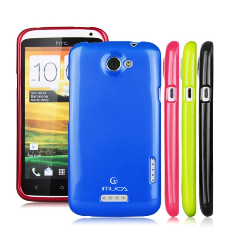 TPU чохол для HTC One X iMuca Cool Color (+плівка і стилус)