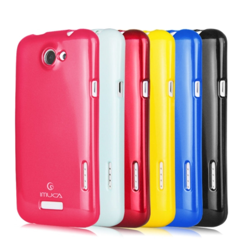 TPU чохол для HTC One X iMuca Cool Color (+плівка і стилус)
