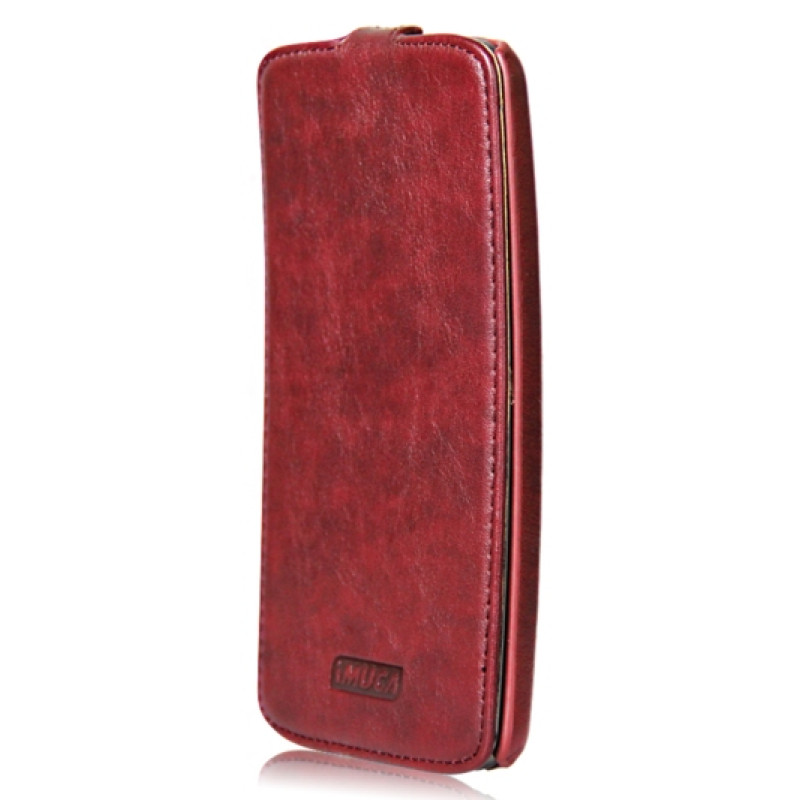 Шкіряний фліп-чохол для LG G Flex D958 iMuca Concise Leather Vertical Flip Black