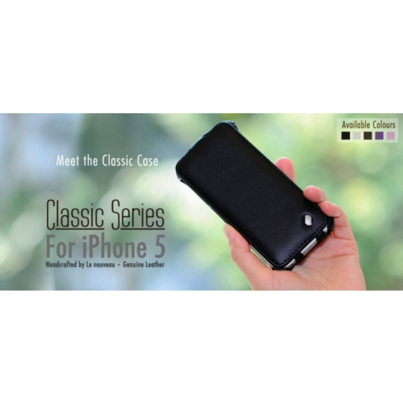 Чохол з натуральної шкіри Le Nouveau Classic Series для iPhone 5/5S