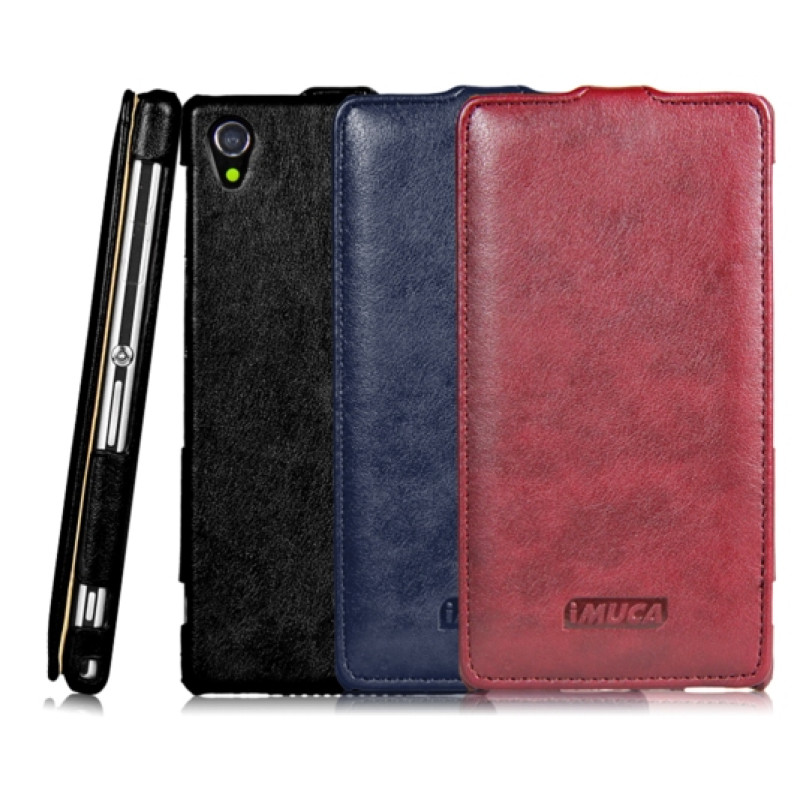 Шкіряний чохол для Sony Xperia Z1 L39h iMuca Concise Leather Vertical Flip