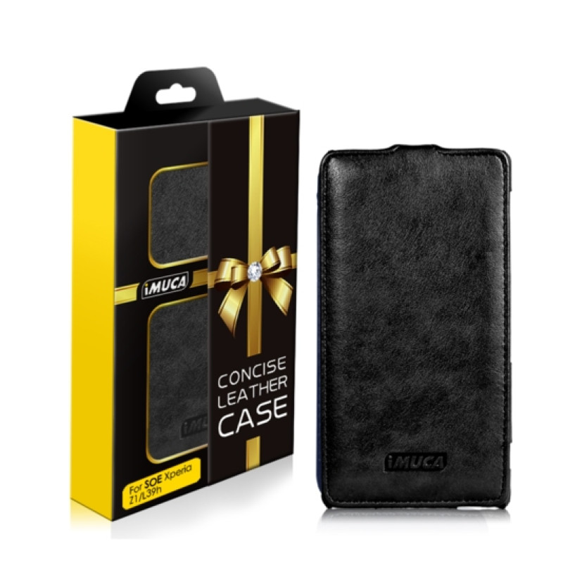 Шкіряний чохол для Sony Xperia Z1 L39h iMuca Concise Leather Vertical Flip