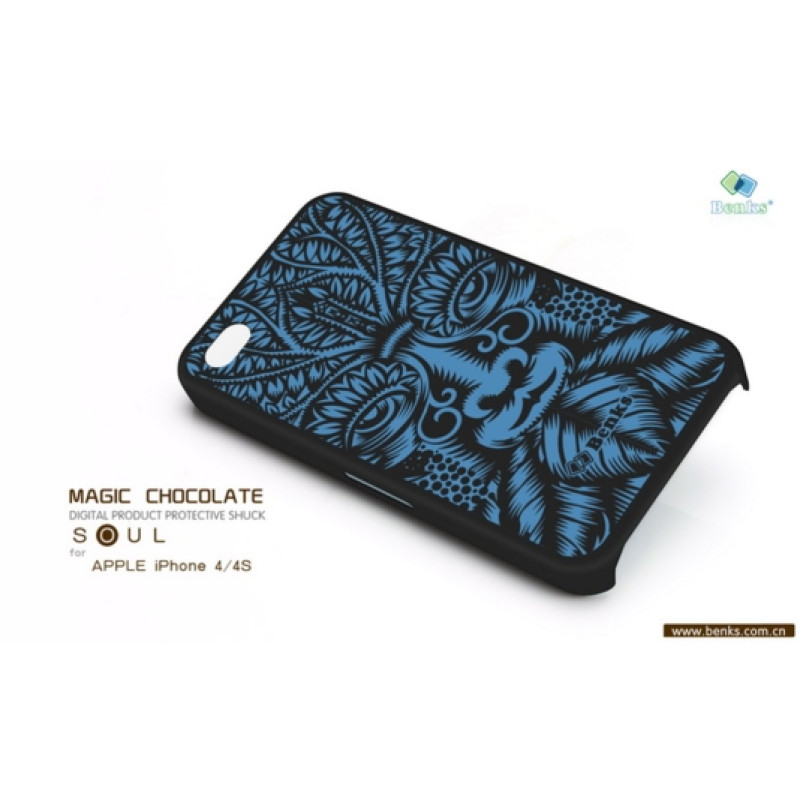 Накладка Benks Magic Chocolate Soul O для iPhone 4/4S (+пленка)