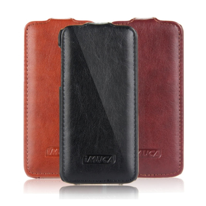 Чехол-флип из кожи для iPhone 5C iMuca Concise Vertical Flip