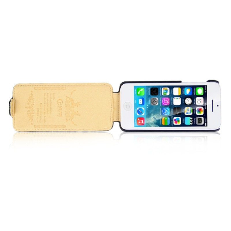 Чехол-флип из кожи для iPhone 5C iMuca Concise Vertical Flip