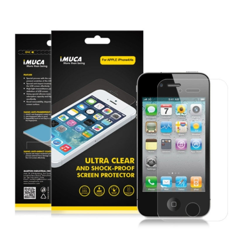 Захисна плівка iMuca Ultra Shock-Proof Screen для iPhone 4/4S