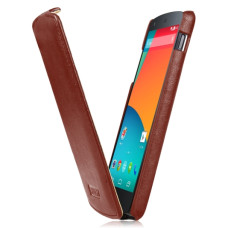 Кожаный чехол-флип для LG Google Nexus 5 iMuca Concise Vertical Flip