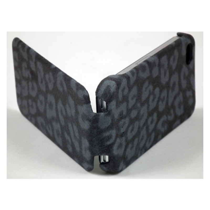 Чехол-флип The Care Keva Leopard для iPhone 4/4S (+ пленка)