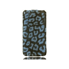 Кожаный чехол-флип The Care Keva Leopard для iPhone 4/4S (+ пленка)