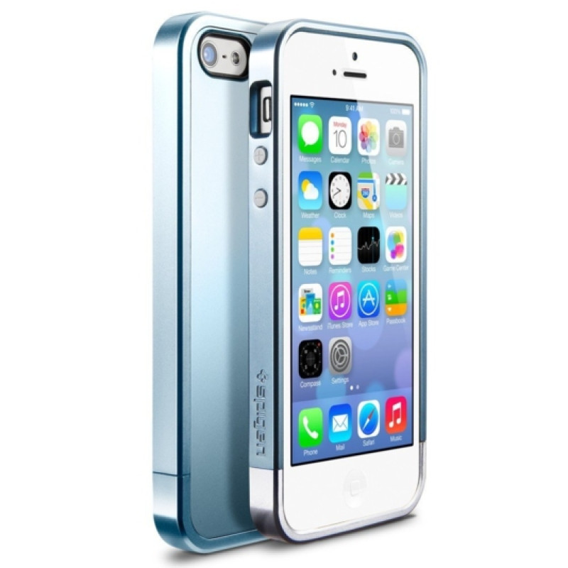 Пластиковий чохол для iPhone 5/5S SPIGEN Case Linear Metal (+ плівка)
