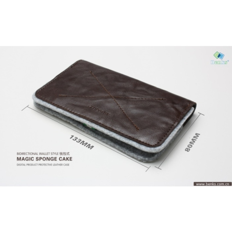 Чохол-гаманець Benks Magic Sponge Cake для iPhone 4/4S