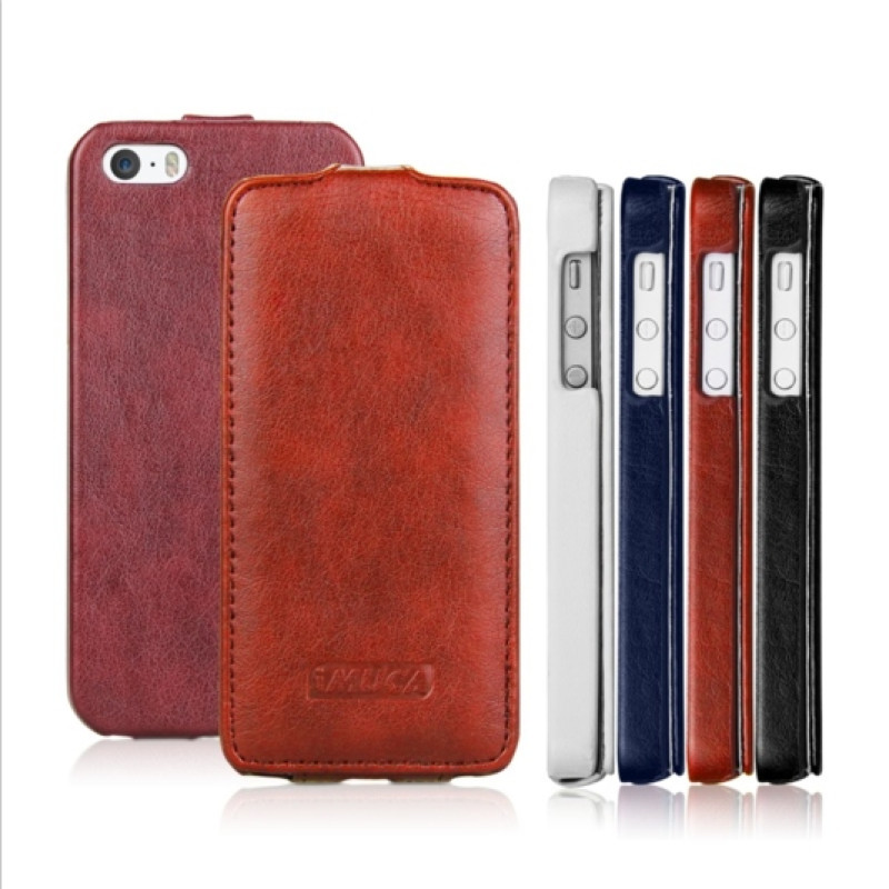 Чохол-фліп для Apple iPhone 5/5S iMuca Concise Vertical Flip