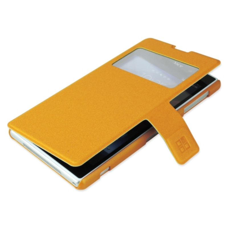 Чехол с окошком для Sony Xperia Z1 iMuca Noble Leather Case