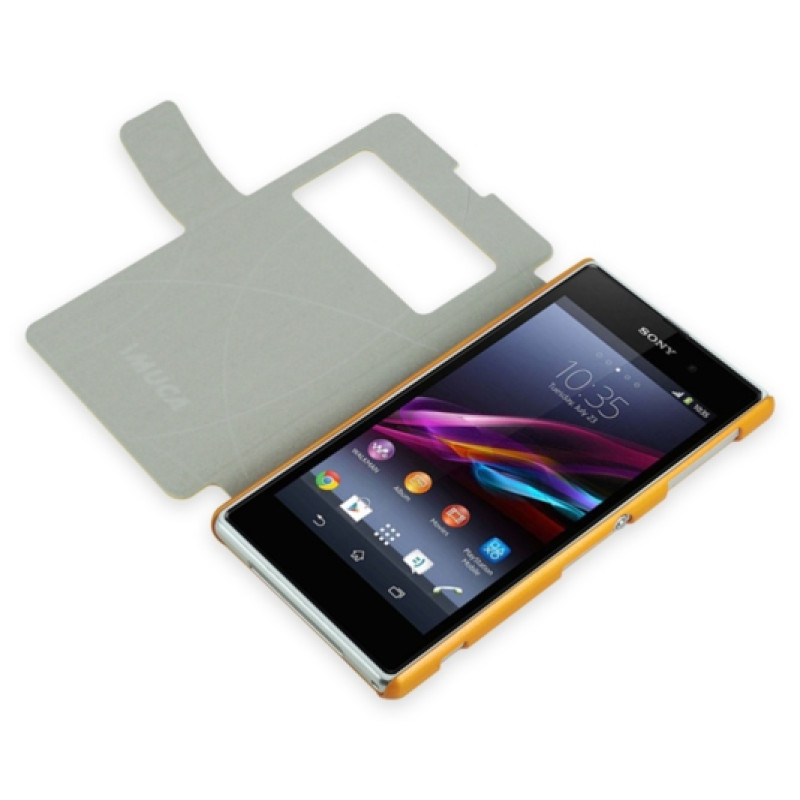 Чехол с окошком для Sony Xperia Z1 iMuca Noble Leather Case