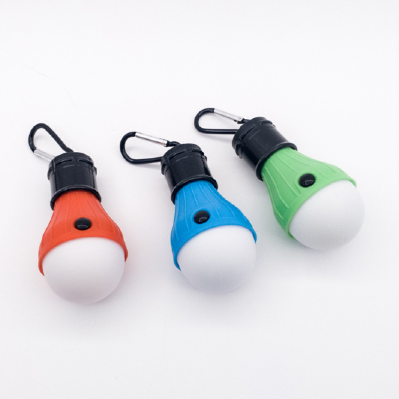 Ліхтар для кемпінгу: Лампа з карабіном, 3 LED