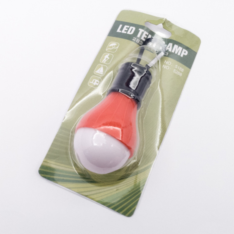 Ліхтар для кемпінгу: Лампа з карабіном, 3 LED