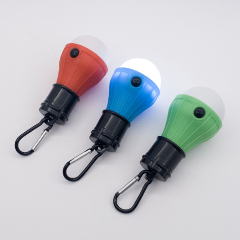 Ліхтар для кемпінгу: Лампа з карабіном, 3 LED