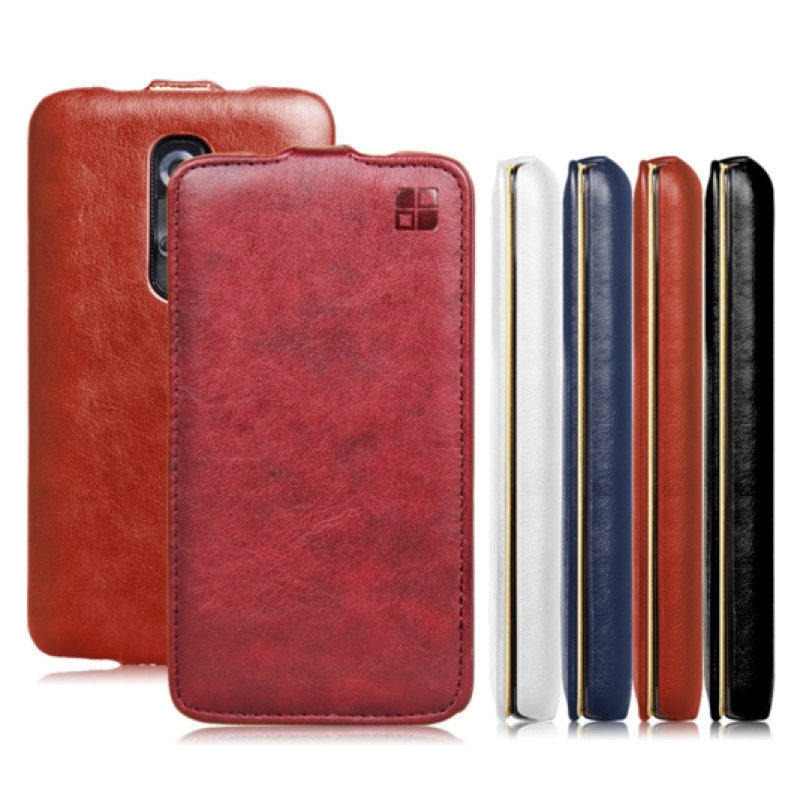 Шкіряний фліп-чохол для LG Optimus G2 від iMuca Concise Leather Vertical Flip