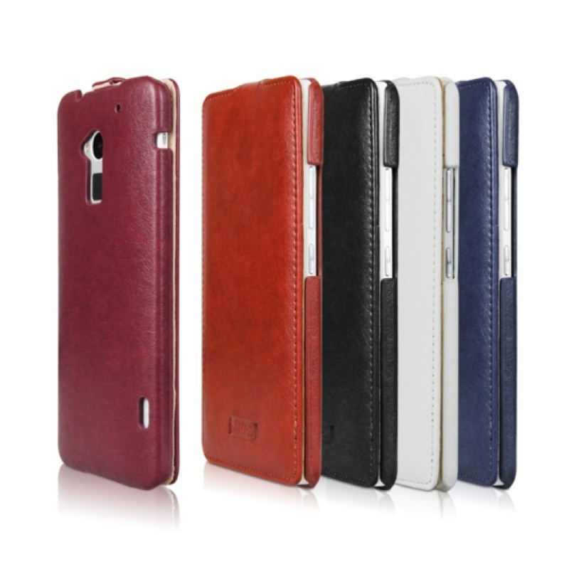 Шкіряний чохол-фліп для HTC One Max iMuca Concise Vertical Flip