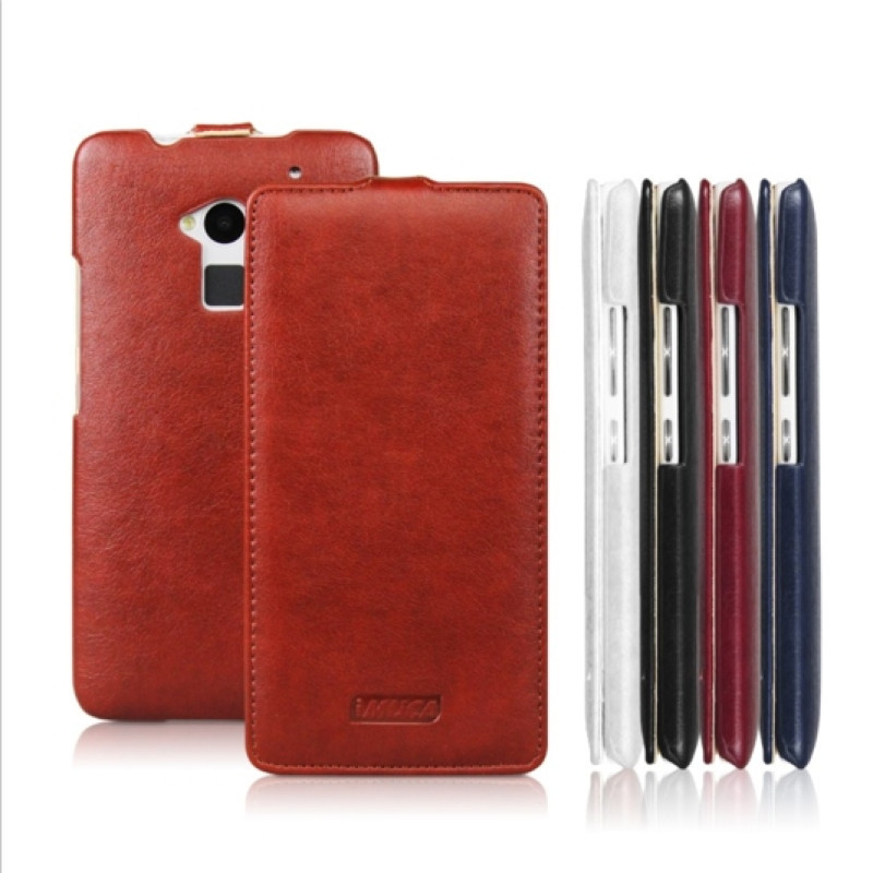Шкіряний чохол-фліп для HTC One Max iMuca Concise Vertical Flip