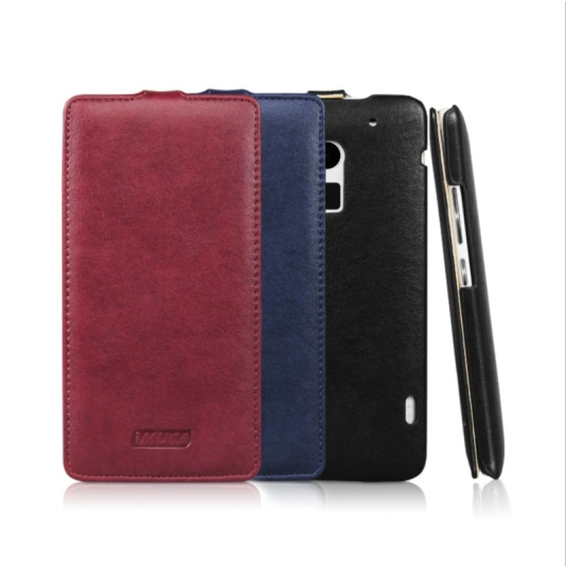 Шкіряний чохол-фліп для HTC One Max iMuca Concise Vertical Flip