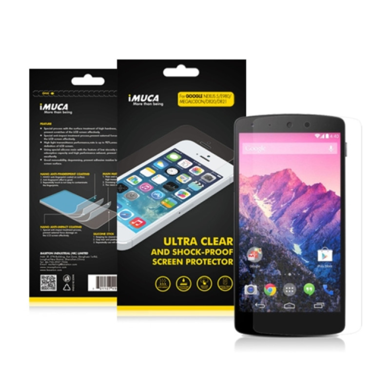 Захисна плівка для LG Nexus 5 Google iMuca Ultra Clear Screen Protector