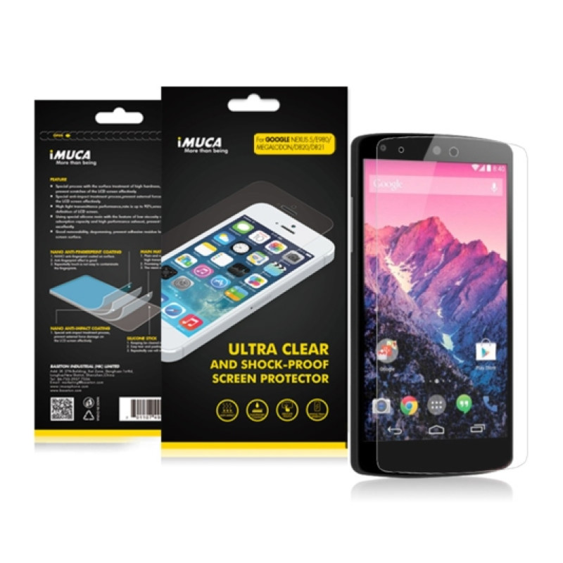 Захисна плівка для LG Nexus 5 Google iMuca Ultra Clear Screen Protector