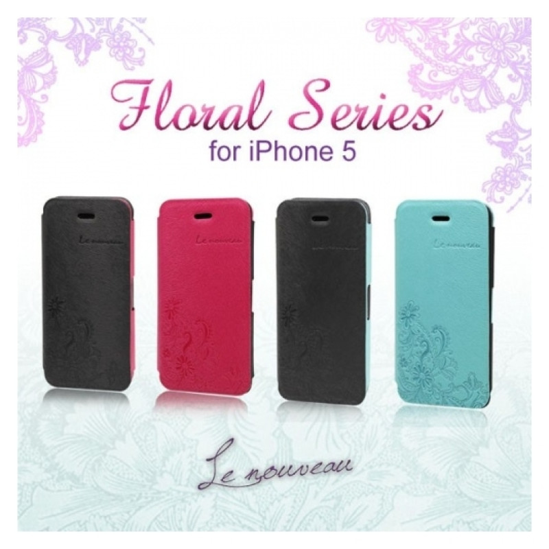 Чохол-книжка Le Nouveau Floral Series для iPhone 5/5S