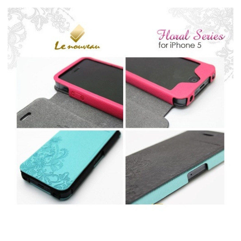 Чохол-книжка Le Nouveau Floral Series для iPhone 5/5S
