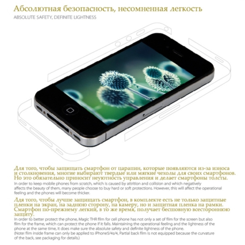 Захисна плівка Benks THR для iPhone 4/4S