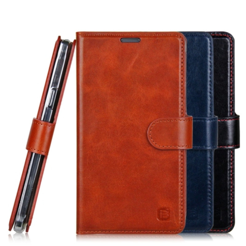 Шкіряний чохол-книжка Retro leather case для Samsung Galaxy Note 4/N910