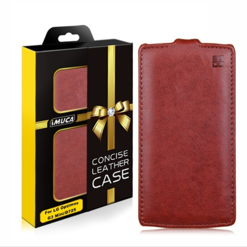 Шкіряний чохол-фліп iMuca Concise Vertical Flip для LG Optimus G3 Mini D725