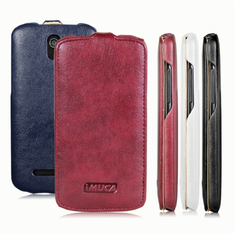 Чохол-фліп на HTC Desire 500 iMuca Concise Leather Vertical Flip