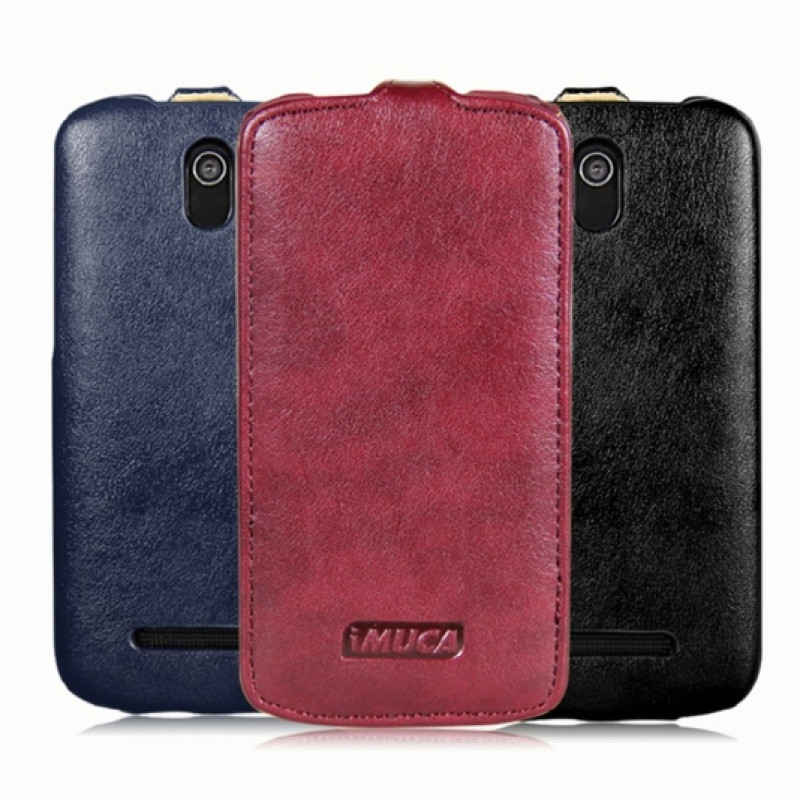 Чохол-фліп на HTC Desire 500 iMuca Concise Leather Vertical Flip