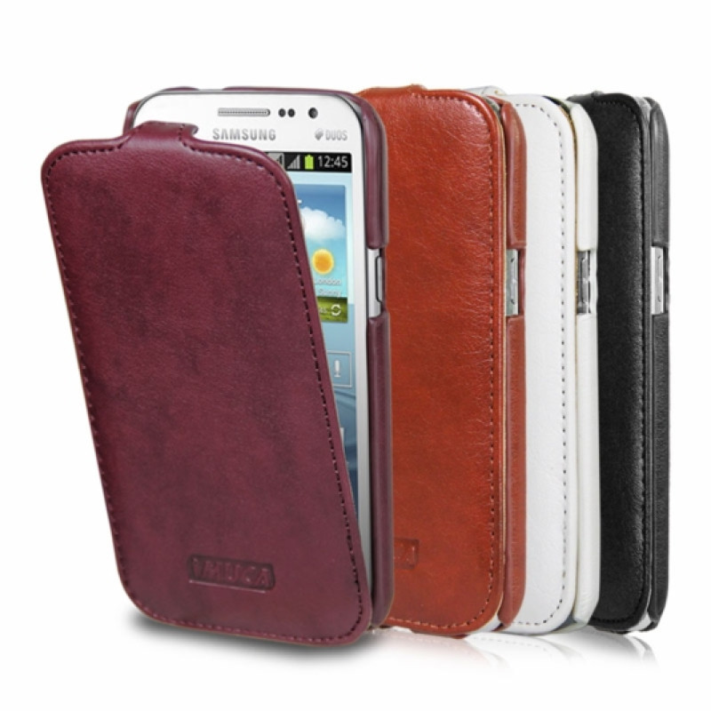 Шкіряний чохол-фліп для Samsung Galaxy Win i8552 iMuca Concise Vertical Flip