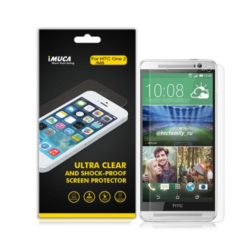 Захисна плівка для HTC One 2 M8 iMuca Ultra Clear Shock-Proof Screen Protector