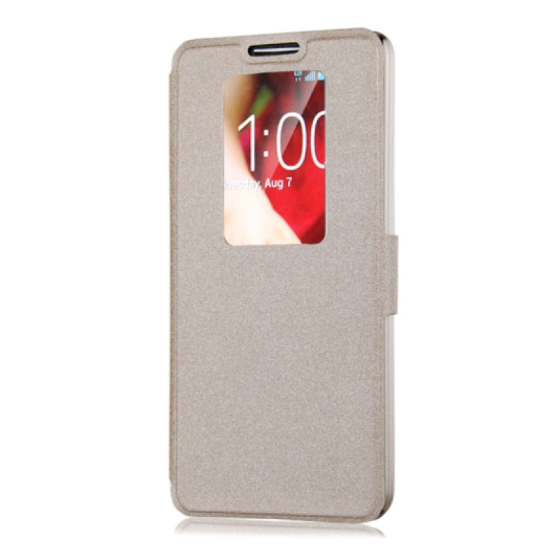 Чохол з віконцем iMuca Noble Leather Case для LG Optimus G2