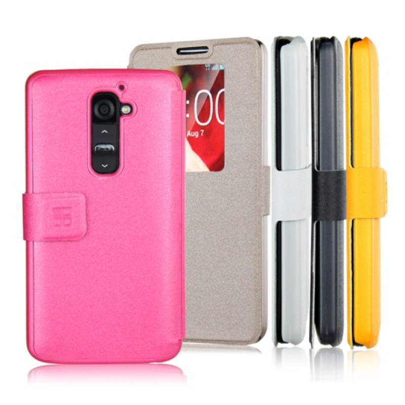 Чохол з віконцем iMuca Noble Leather Case для LG Optimus G2