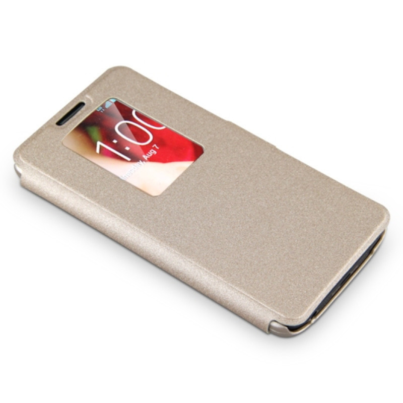 Чохол з віконцем iMuca Noble Leather Case для LG Optimus G2