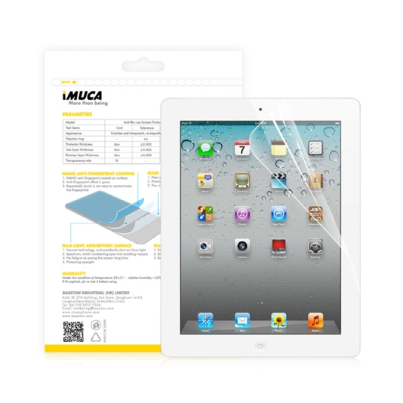 Захисна плівка для iPad 2/3/4 iMuca Anti Blu-ray Screen Protect
