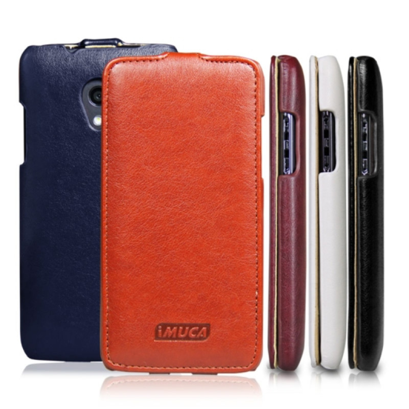 Шкіряний чохол-фліп для HTC Desire 700 від iMuca Concise Leather Vertical
