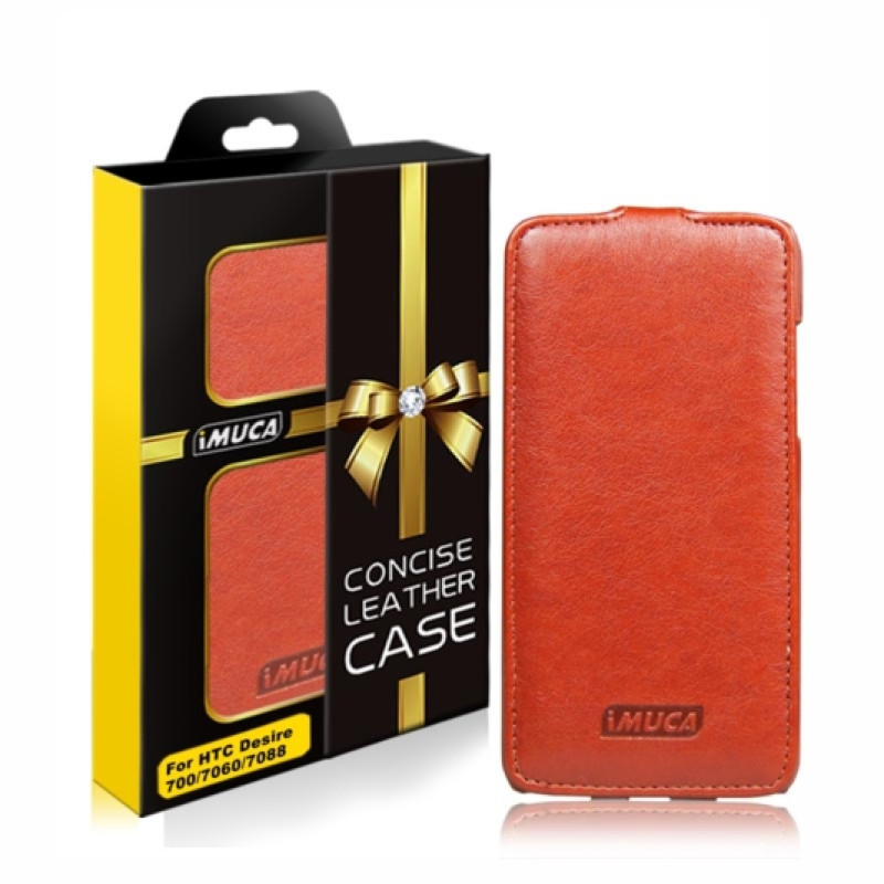 Шкіряний чохол-фліп для HTC Desire 700 від iMuca Concise Leather Vertical