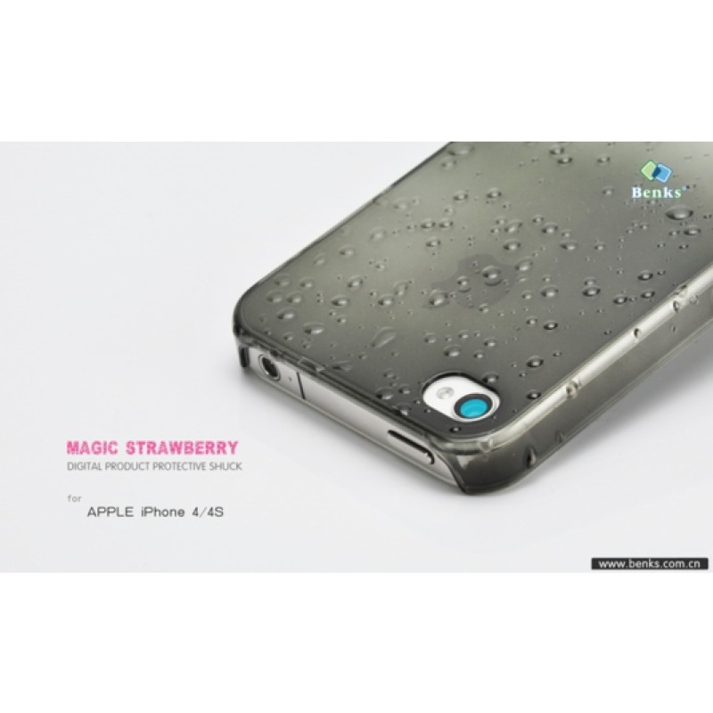 Чохол для Apple iPhone 4/4S Benks Magic Strawberry (+плівка)
