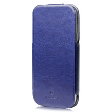 Тонкий кожаный чехол-флип для Galaxy S4 Mini i9190 iMuca Velvety Glaze Vertical Flip (+ пленка)