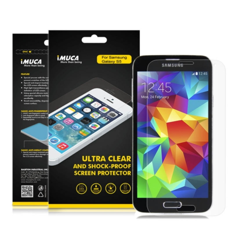 Захисна плівка для Samsung Galaxy S5 iMuca Ultra Shock-Proof Screen.