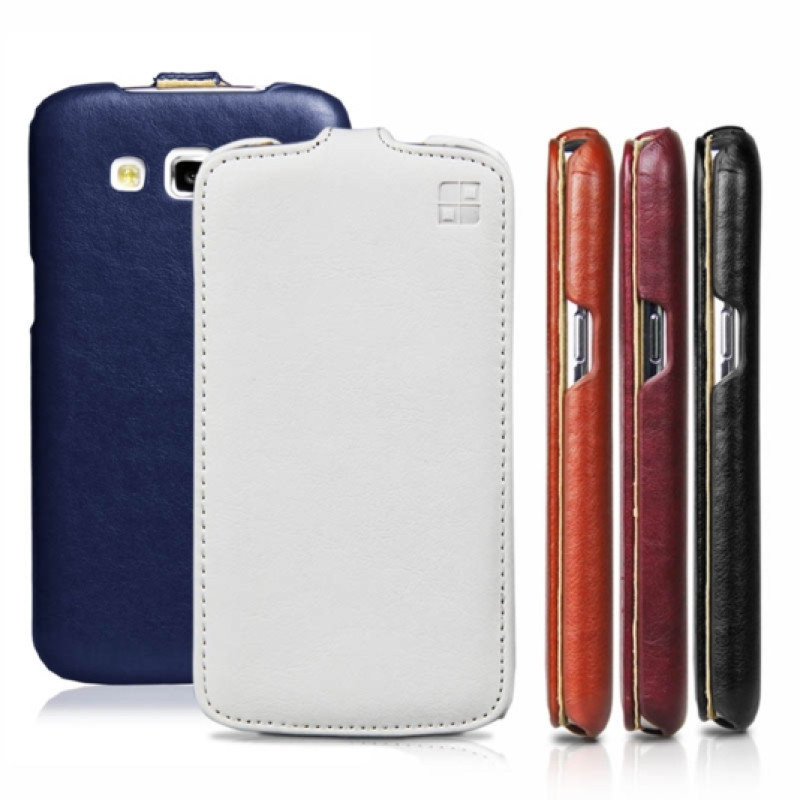 Шкіряний чохол-фліп для Samsung Galaxy Grand 2 від iMuca Concise Vertical Flip