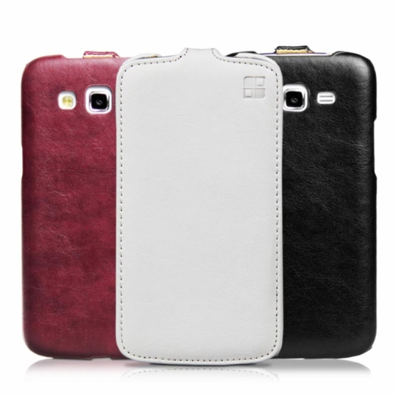 Шкіряний чохол-фліп для Samsung Galaxy Grand 2 від iMuca Concise Vertical Flip