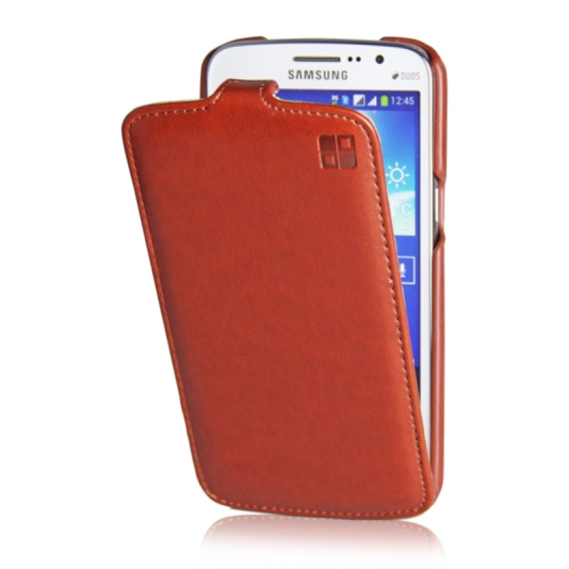Шкіряний чохол-фліп для Samsung Galaxy Grand 2 від iMuca Concise Vertical Flip