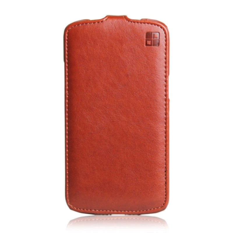 Шкіряний чохол-фліп для Samsung Galaxy Grand 2 від iMuca Concise Vertical Flip